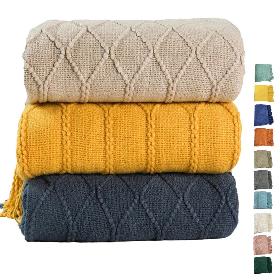 Khaki Throw Blanket