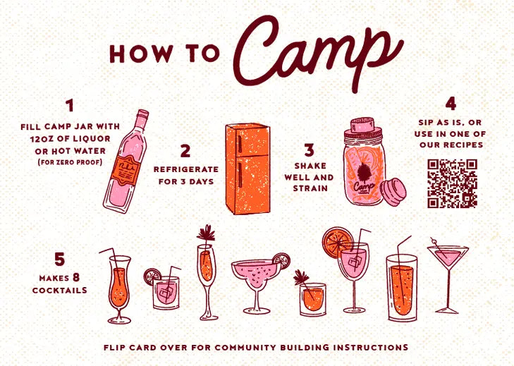 Hibiscus Ginger Lemon Camp Craft Cocktail