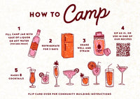 Hibiscus Ginger Lemon Camp Craft Cocktail