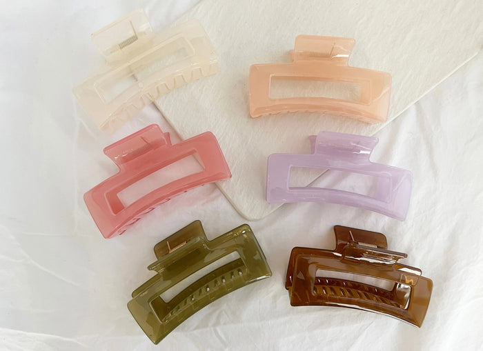 Jumbo Jelly Hair Clips