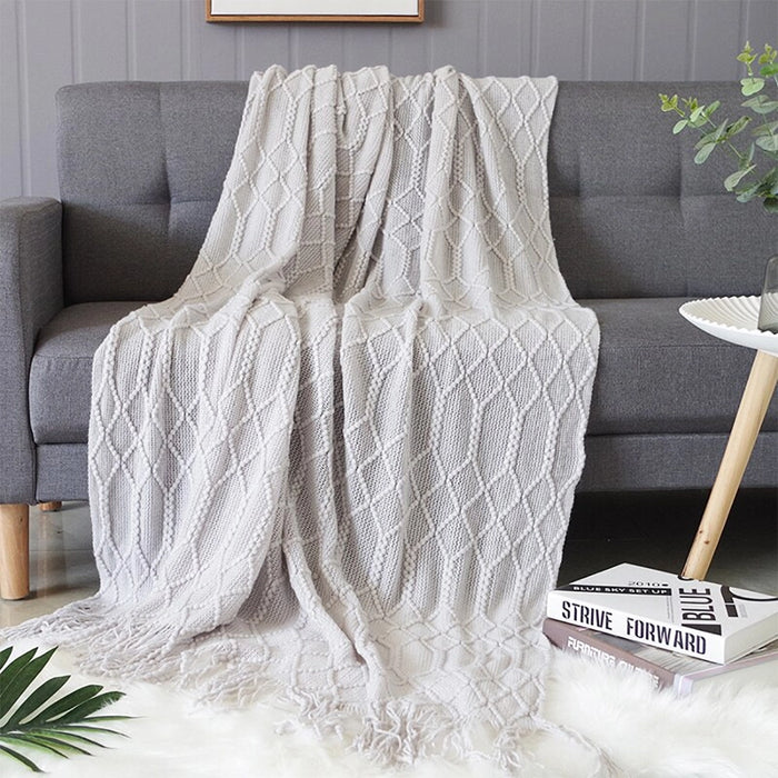 Ivory Throw Blanket