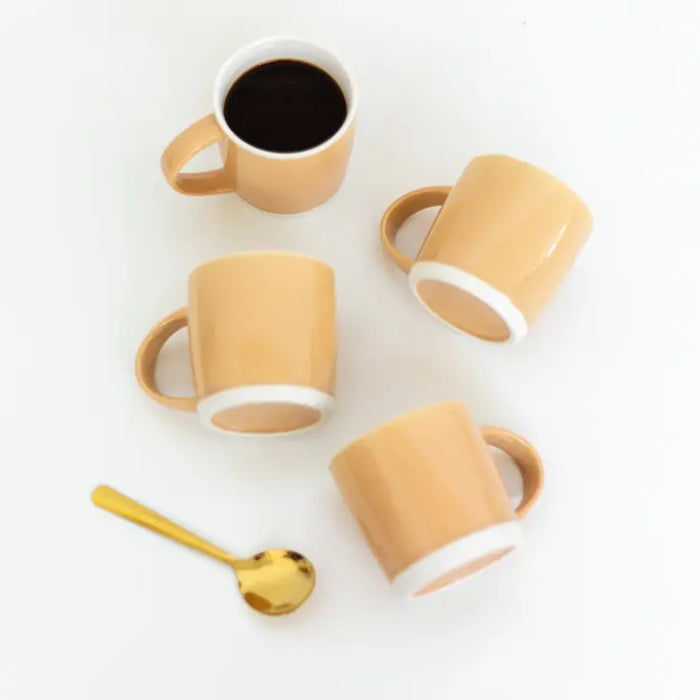 Latte Dipped Ceramic Mug