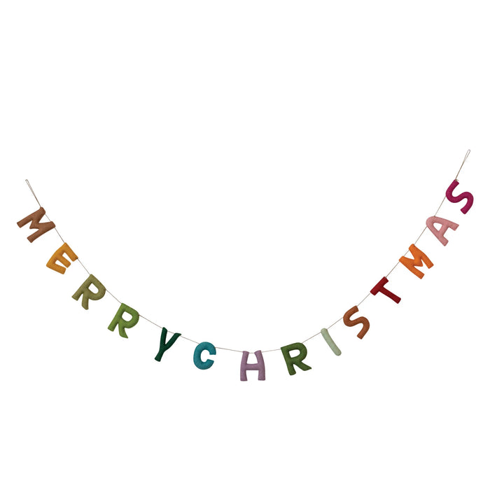 Merry Christmas Felt Garland