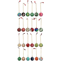 Mini Paper Mache Ornaments