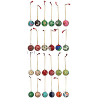 Mini Paper Mache Ornaments