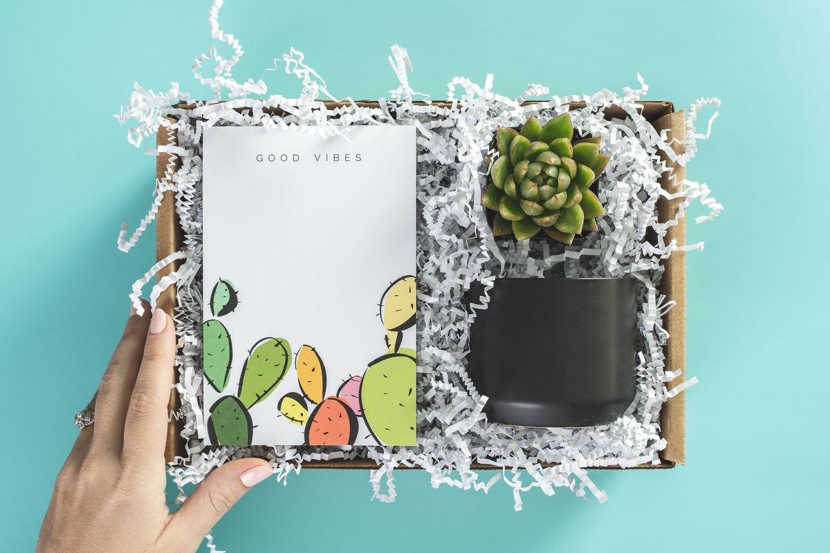 Good Vibes Notepad Gift Box