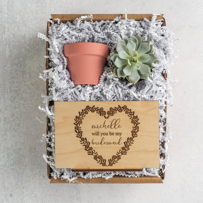 Heartfelt Bridesmaid Proposal Gift Box