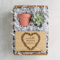 Heartfelt Bridesmaid Proposal Gift Box