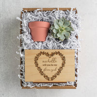 Heartfelt Bridesmaid Proposal Gift Box