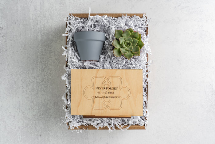 Retirement Puzzle Piece Gift Box