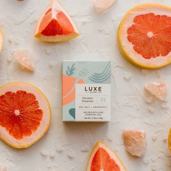Sea Salt + Grapefruit Aromatherapy Shower Steamer