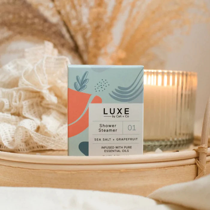 Sea Salt + Grapefruit Aromatherapy Shower Steamer