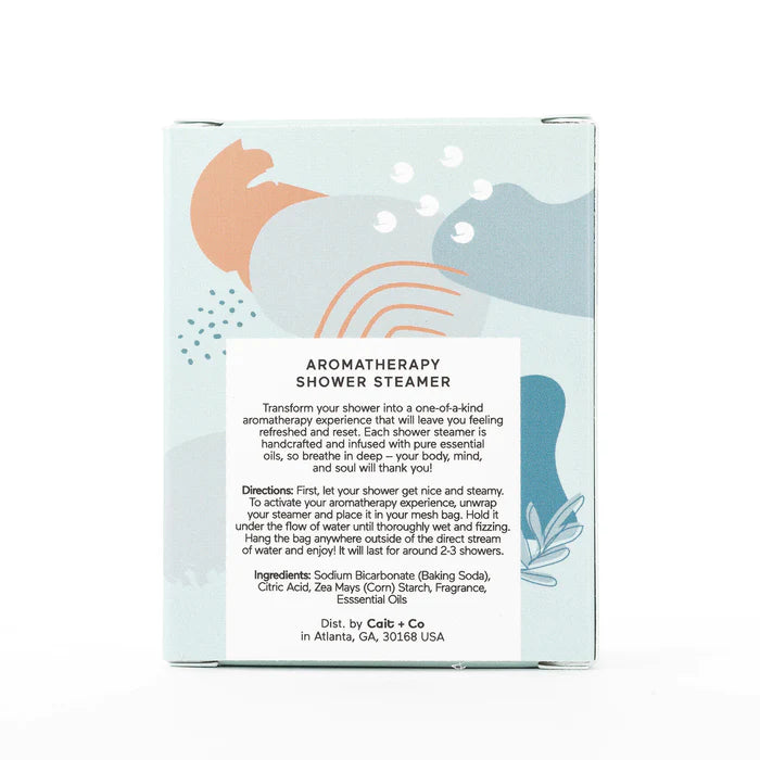 Sea Salt + Grapefruit Aromatherapy Shower Steamer