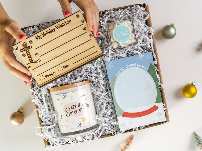 Holiday Wish List Gift Box