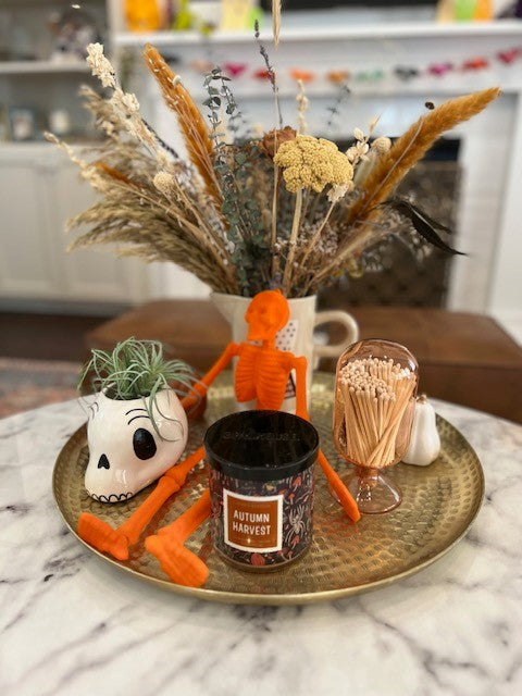 Flocked Skeleton