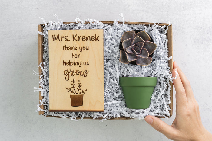Personalized Helping Me Grow Gift Box