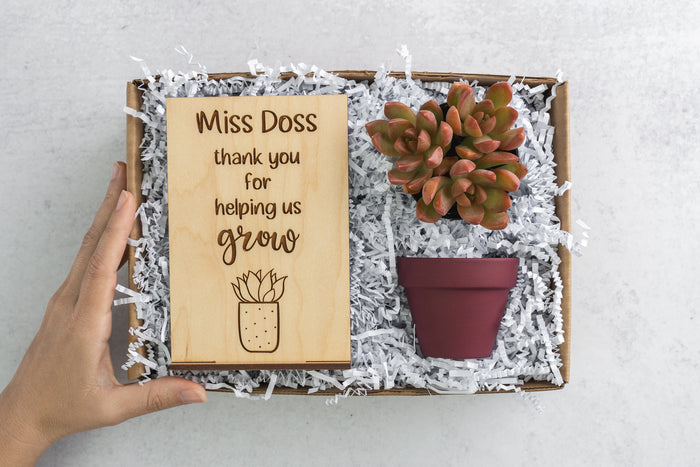 Personalized Helping Me Grow Gift Box