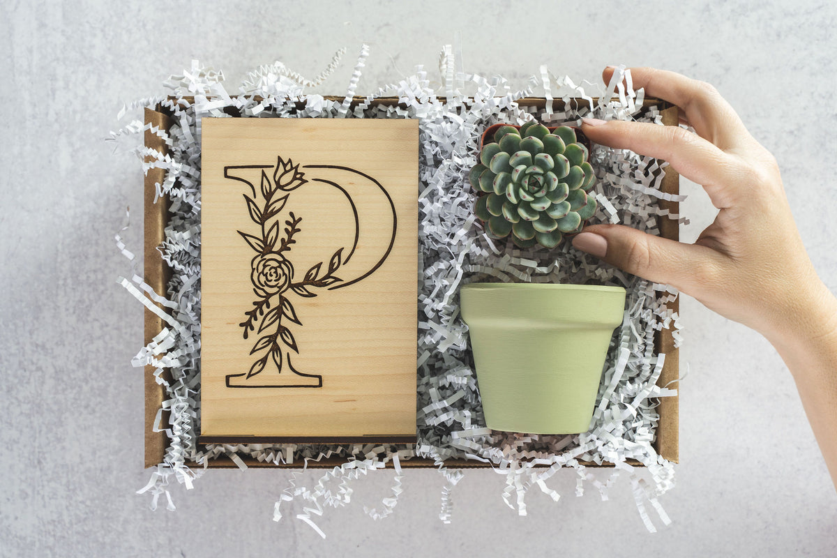 Monogram P Gift Box