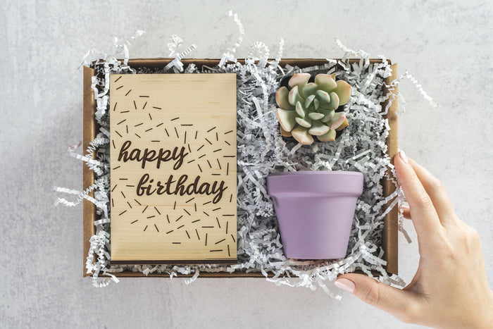Happy Birthday Confetti Gift Box