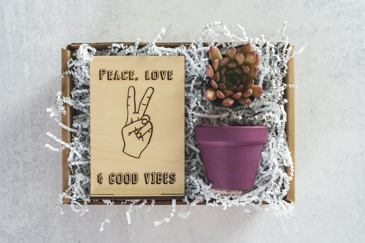 Peace, Love & Good Vibes Gift Box