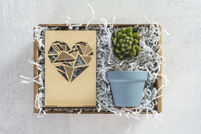 Geometric Heart Gift Box
