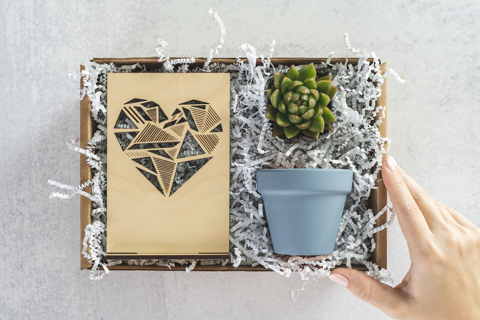 Geometric Heart Gift Box