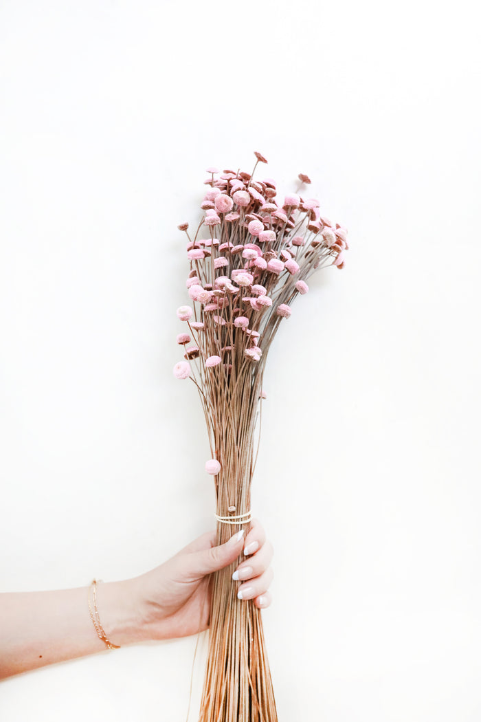 Pink Floral Buttons