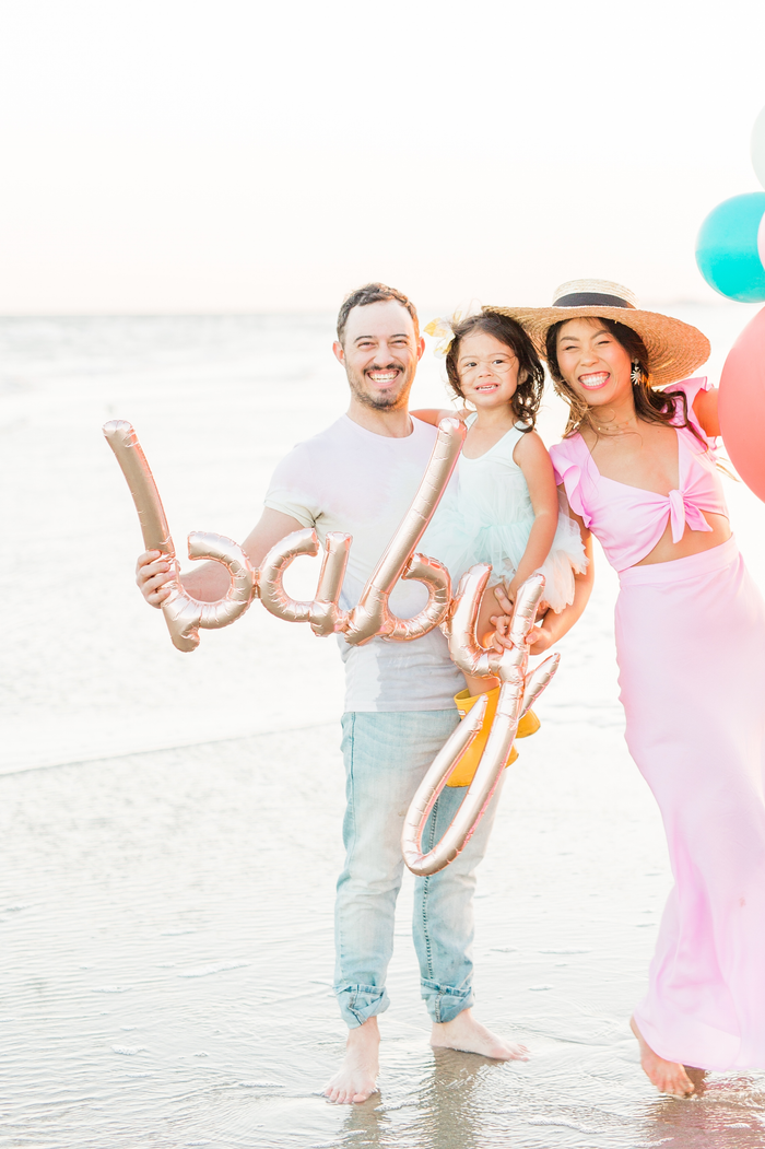 Rose Gold "Baby" Balloon