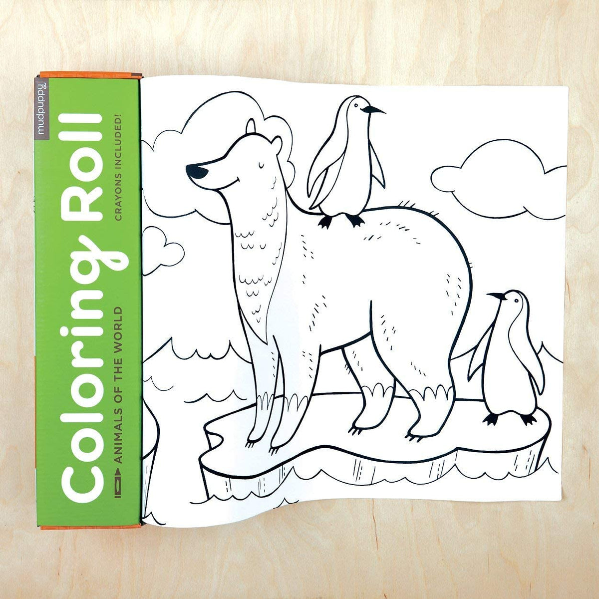 Mudpuppy Coloring Roll