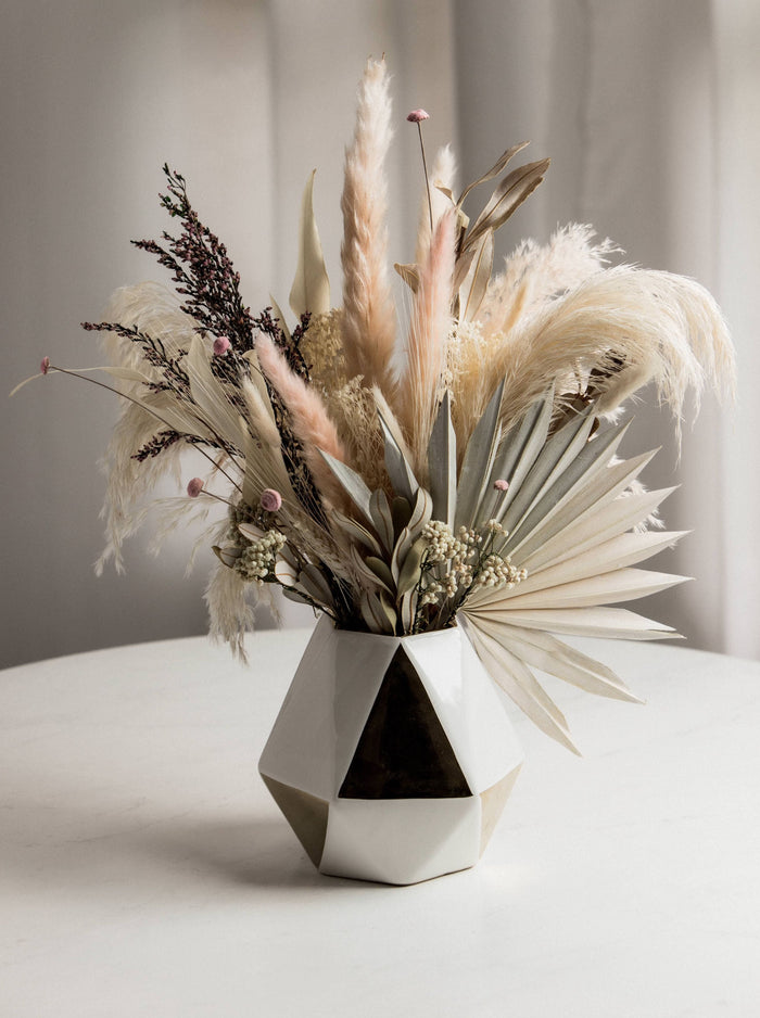 Blushing Beige Dried Floral Arrangement