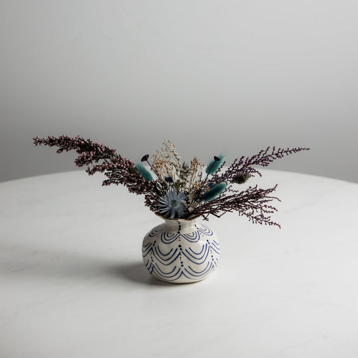 Peacock Dreams Dried Floral Arrangements