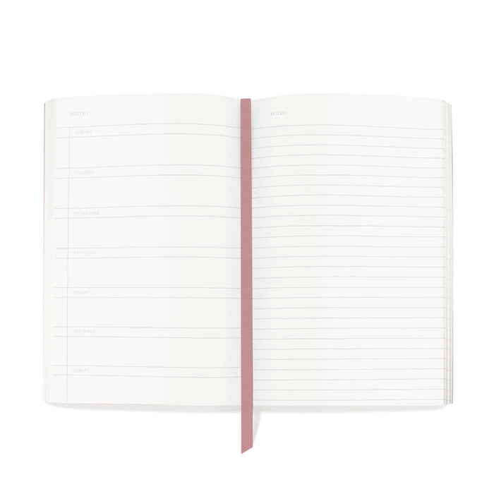 Dark Floral Planner Notebook