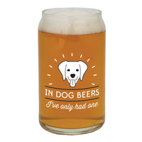 In Dog Beers Glass
