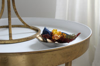 Polished Brass Steel Flower Bowl