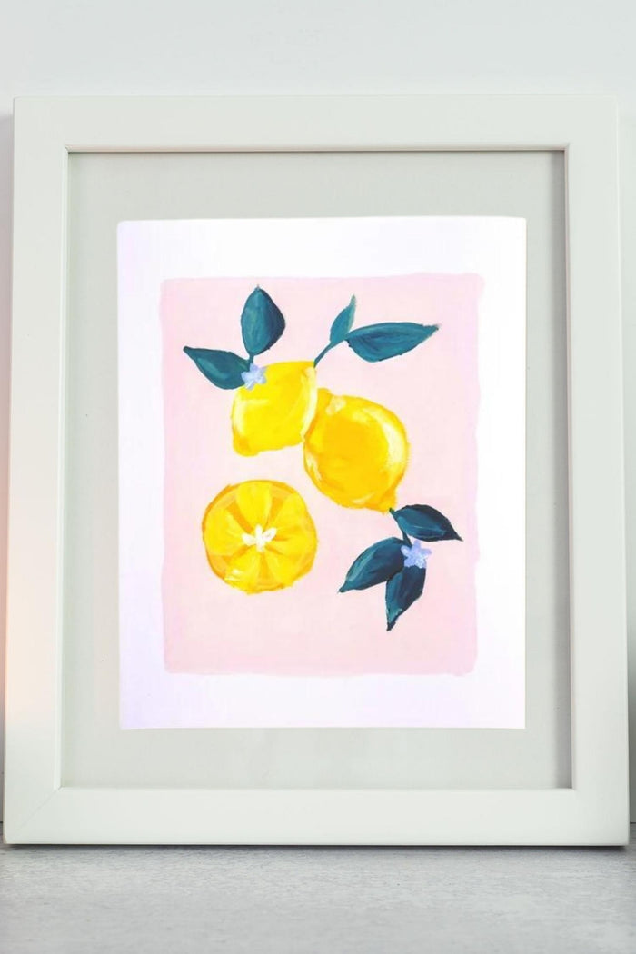 Lemon Art Print