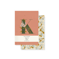 Monogram Floral Notebooks