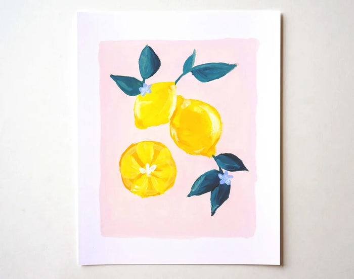 Lemon Art Print