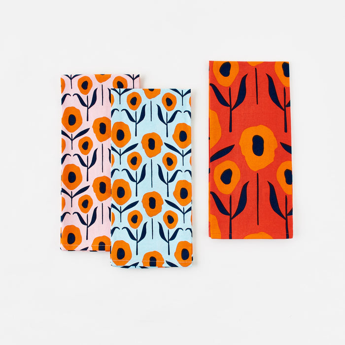 Poppy Dish Towel