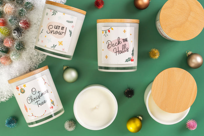 Retro Holiday Candles