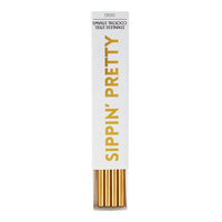 Gold Sipping Pretty Straws