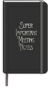 Super Important Meeting Notes Journal