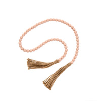 Tan Tassel Prayer Beads