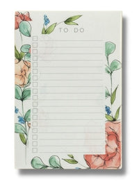 Floral Print Notepad