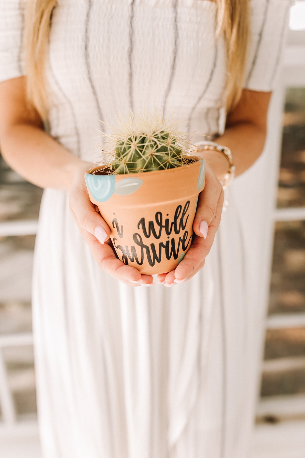 Hand Painted Pots