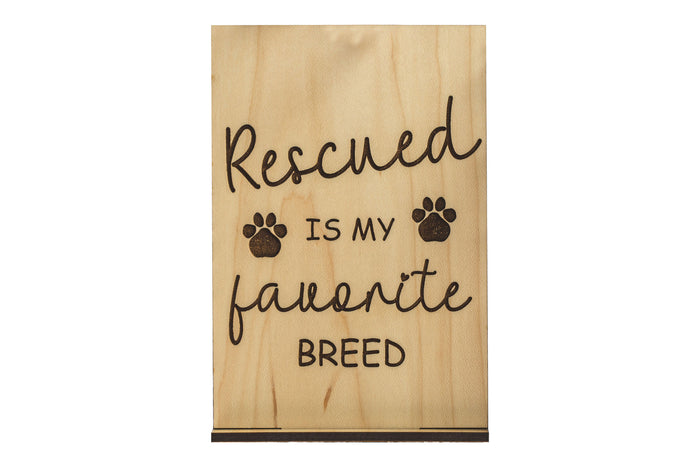 Rescued Wood Card