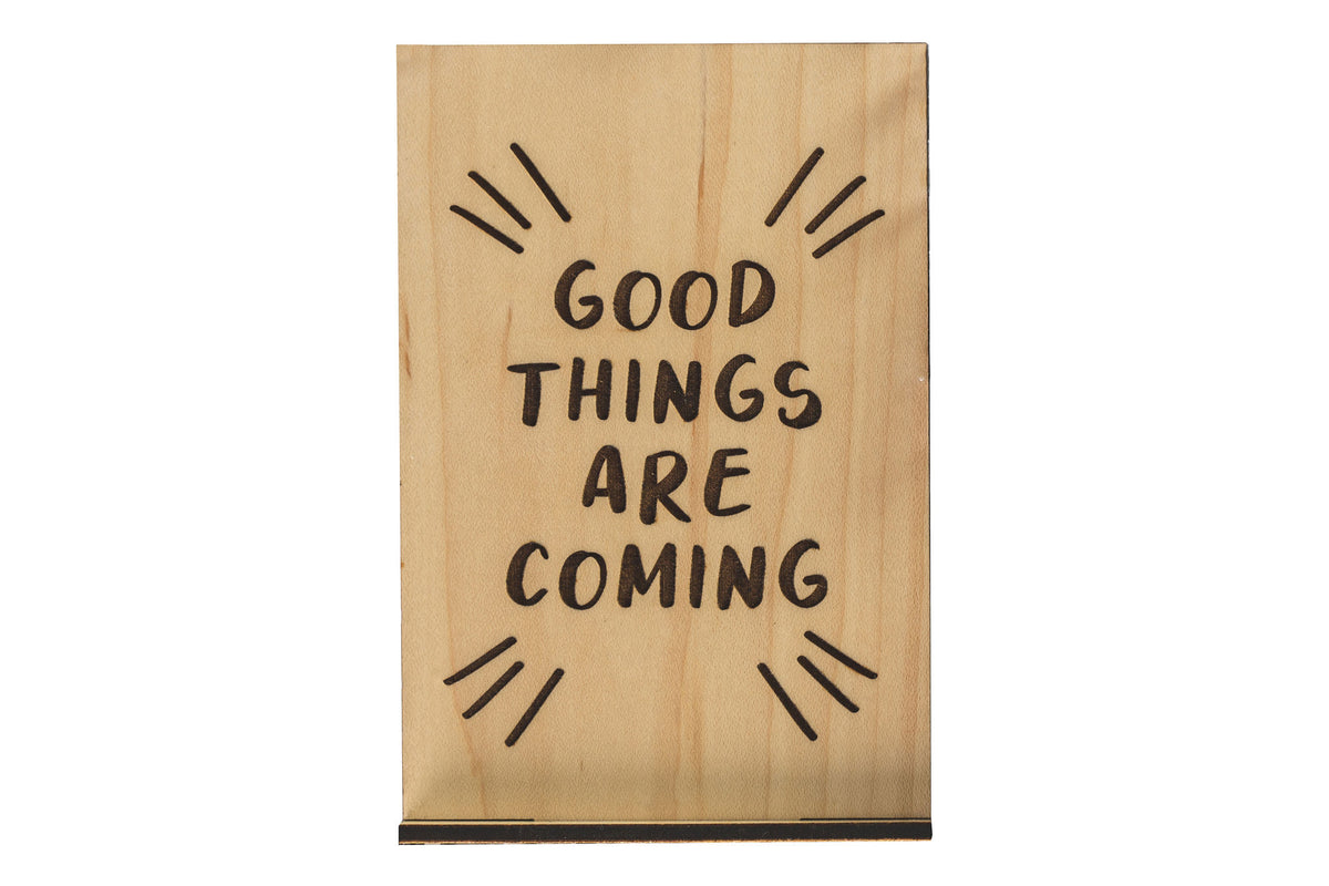 Good Things Wood Card
