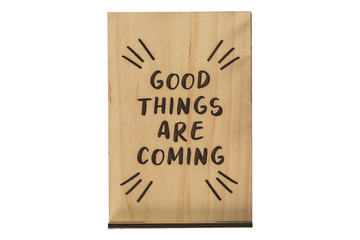 Good Things Wood Card