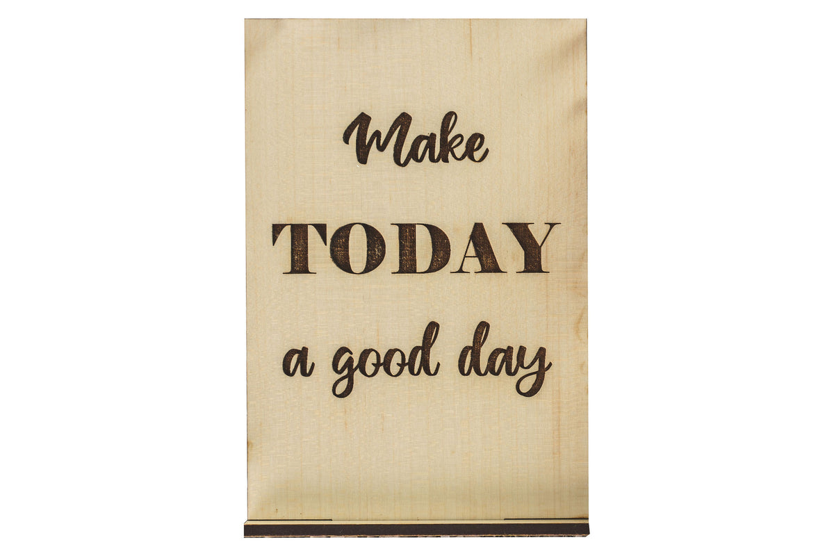 Good Day Wood Card