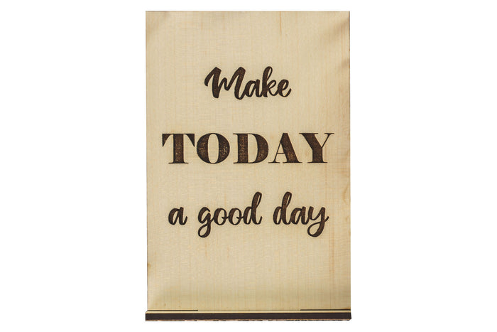 Good Day Wood Card