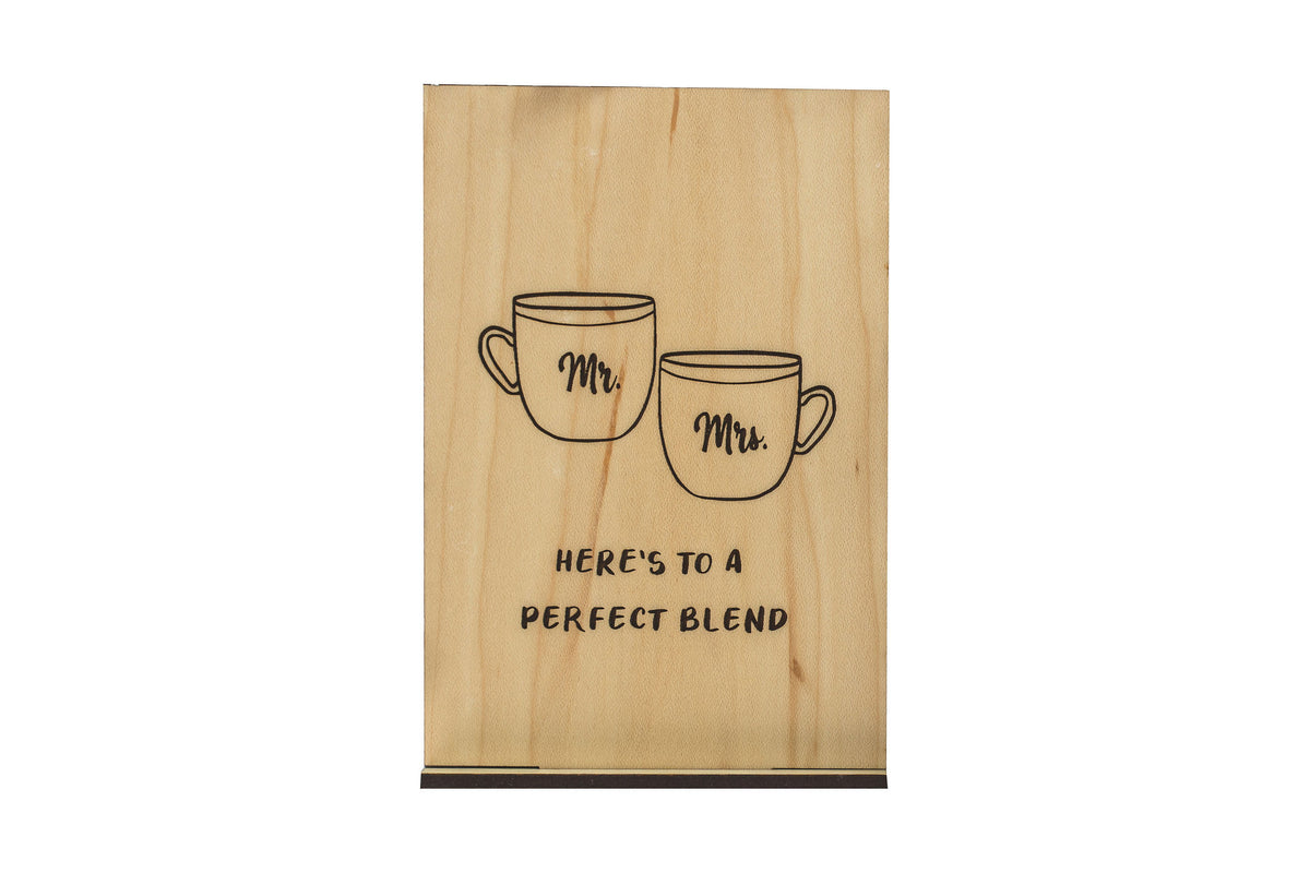 Perfect Blend Wood Card
